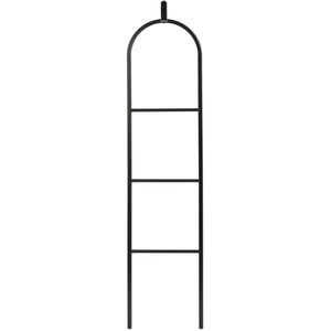 Brabantia – Linn Dressboy – Multi Purpose Clothes Stand – Hanging, Airing, or Drying – with Hook for Hanging – Compact Clothes Airer – Rail for Clothing or Towels – Home Accessory – White(Matt Black)