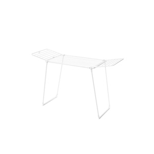 Brabantia HangOn Clothes Drying Rack | 59ft (18m) | White | Medium Indoor Clothes Airer, Foldable Laundry Stand for Large & Small Items, Wide Lines for Towels & Bedding | Fits 1 Full Load(White)