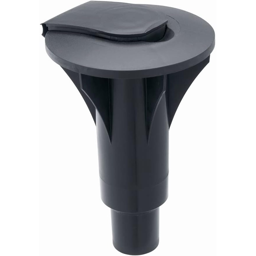 image:imageBrabantia  Concrete Tube Plastic  Clothes Drying Rack Accessories  Closable Cap  Ground  WeatherResistant Plastic  for Topspinner and LiftOMatic  Black  Size 2   45mm Pole197  50mm