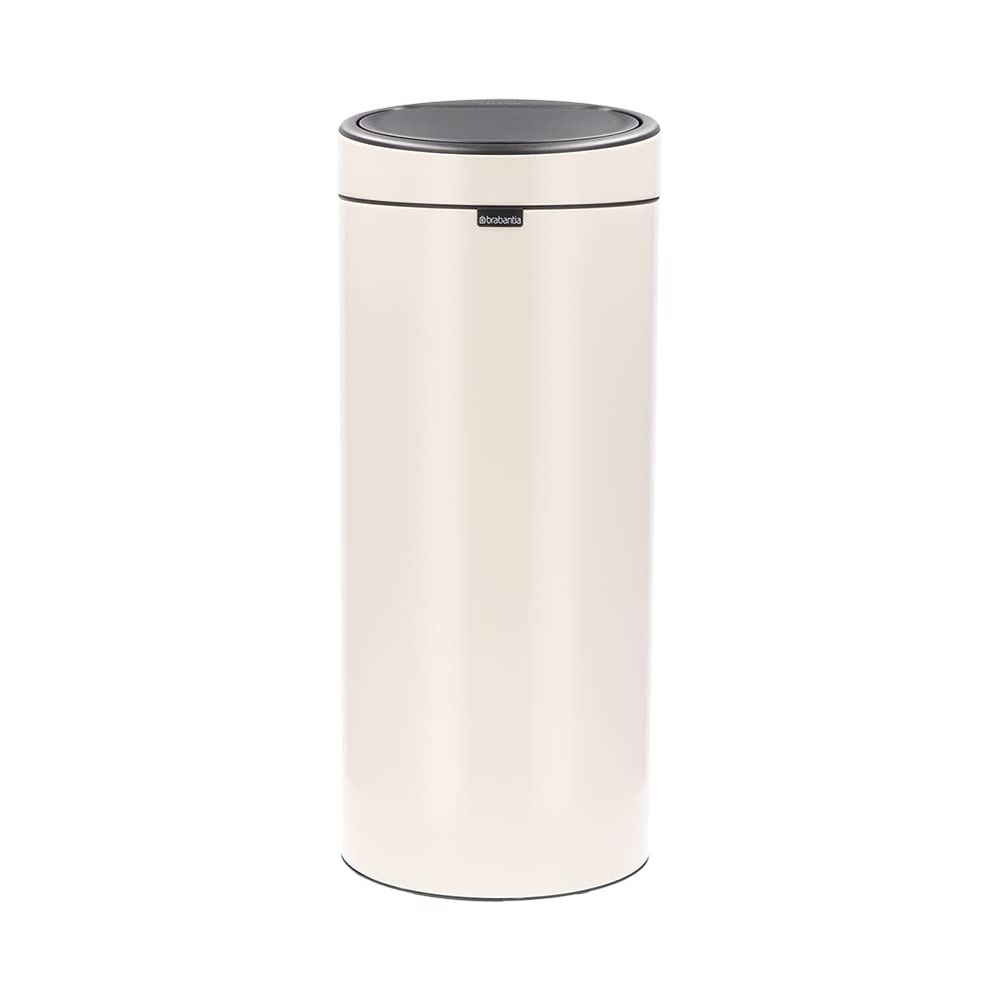 image:imageBrabantia PressTop Kitchen Trash Can  Soft Beige  8 Gallon  30L  Home Trash Can with SoftTouch StayOpen Lid amp Removable Inner Bucket   Trash BagsSoft Beige