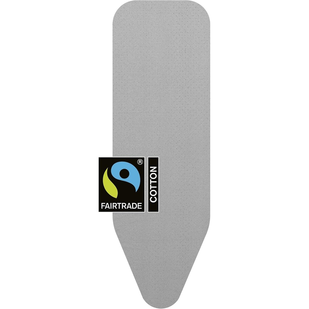 image:imageBrabantia Replacement Ironing Board Cover  AllinOne Set  Fits XL Comfort Board Size C  Fairtrade Fresh Breeze Cover  100 Cotton Cover  Foam Padding Layer Ironing Board CMetalized