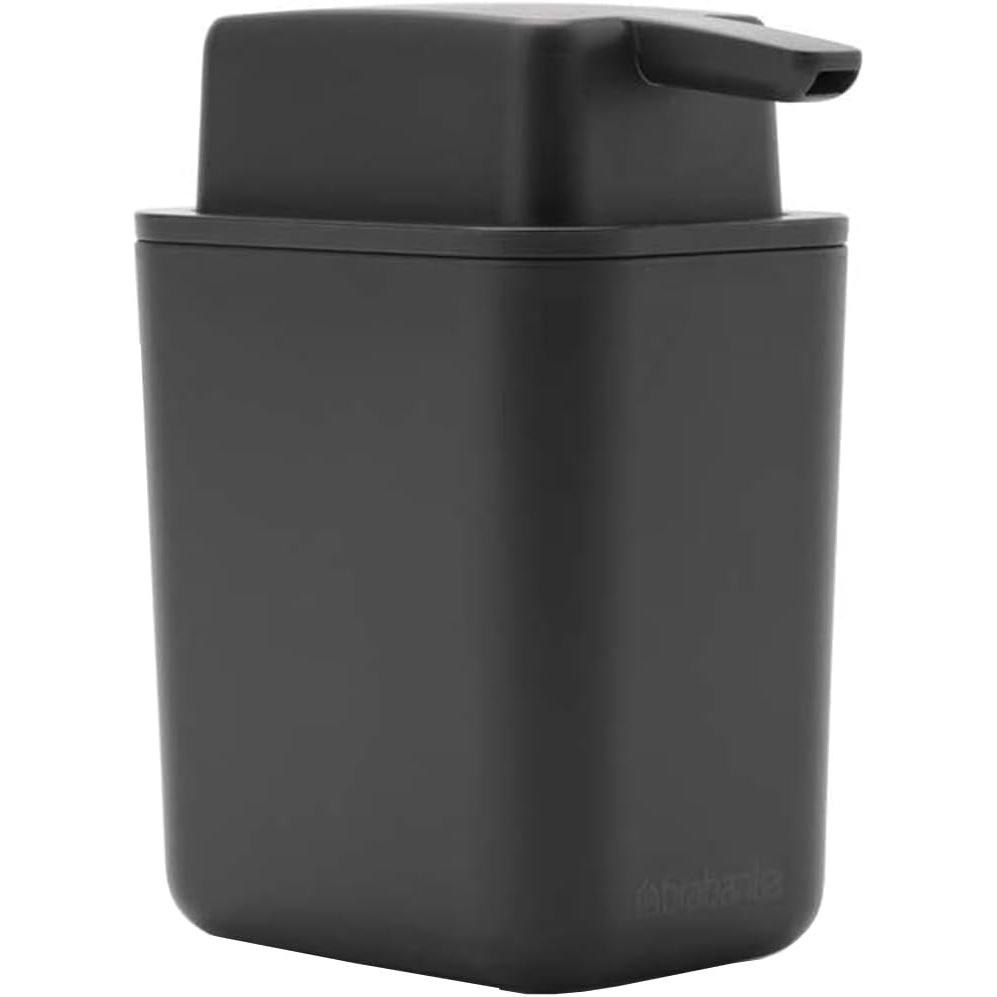 image:imageBrabantia Soap Dispenser 7oz Jade Green Handwash Lotion Shampoo Pump for BathroomKitchen  Easy Refill Easy CleanDark Grey