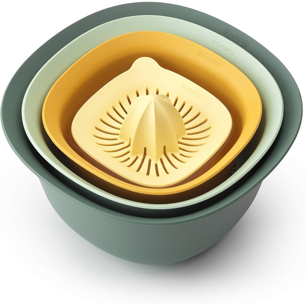 image:imageBrabantia Tasty Mixing Bowl Set with Colander and juicerClassic