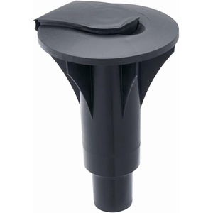 Brabantia – Concrete Tube Plastic – Clothes Drying Rack Accessories – Closable Cap – Ground – Weather-Resistant Plastic – for Topspinner and Lift-O-Matic – Black – Size 2 – Ø 45mm Pole(1.97″ / 50mm)