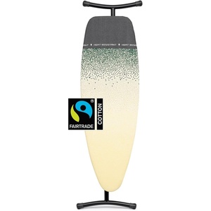Brabantia Premium Ironing Board with Heat Resistant Parking Zone | X-Large (Size D) | Fairtrade New Dawn | Tall & Wide, Adjustable Height (31-40″), Easy Fold, Anti-Collapse Lock, Non-Slip Feet(New Dawn)