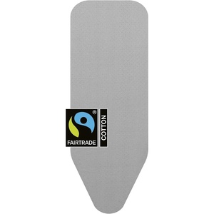Brabantia Replacement Ironing Board Cover | All-in-One Set | Fits XL Comfort Board (Size C) | Fairtrade Fresh Breeze Cover | 100% Cotton Cover + Foam Padding Layer Ironing Board C(Metallised)