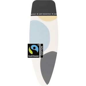 Brabantia Replacement Ironing Board Cover | All-in-One Set | Fits XL Comfort Board (Size C) | Fairtrade Fresh Breeze Cover | 100% Cotton Cover + Foam Padding Layer Ironing Board C(Spring Bubbles)