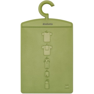 Brabantia Shirt Folder Board with Hanging Hook & Instruction Images | Calm Green | Clothes Folder Laundry Helper for Tidy Closet | Folds T-Shirts & Sweaters Without Creases | Hang to Store in Closet(Calm Green)