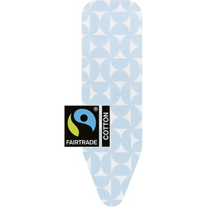 Brabantia Size A (43 x 12 inches) Replacement Ironing Board Cover with Durable Foam Layer (Fresh Breeze) Easy-Fit, 100% Cotton