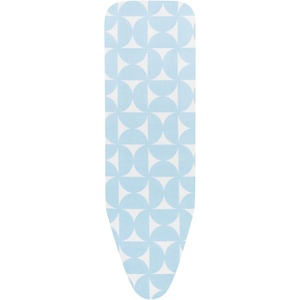 Brabantia Size A (43 x 12 inches) Replacement Ironing Board Cover with Thick Felt & Foam Padding (Fresh Breeze) Easy-Fit, 100% Cotton