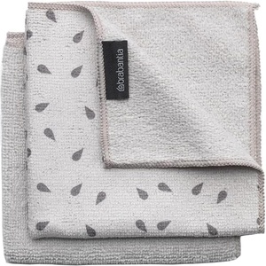 Brabantia x3 Microfiber Cleaning Pads (Dark Gray, Light Gray, Jade Green) Absorbent Spongy Hygenic Pads for Kitchen Washing, Drying, Counters, Mirrors(Light Gray)